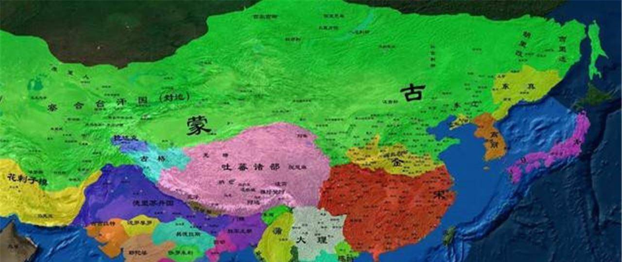成吉思汗建立的蒙古帝国有多大?元朝只是其中一部分,难以置信!