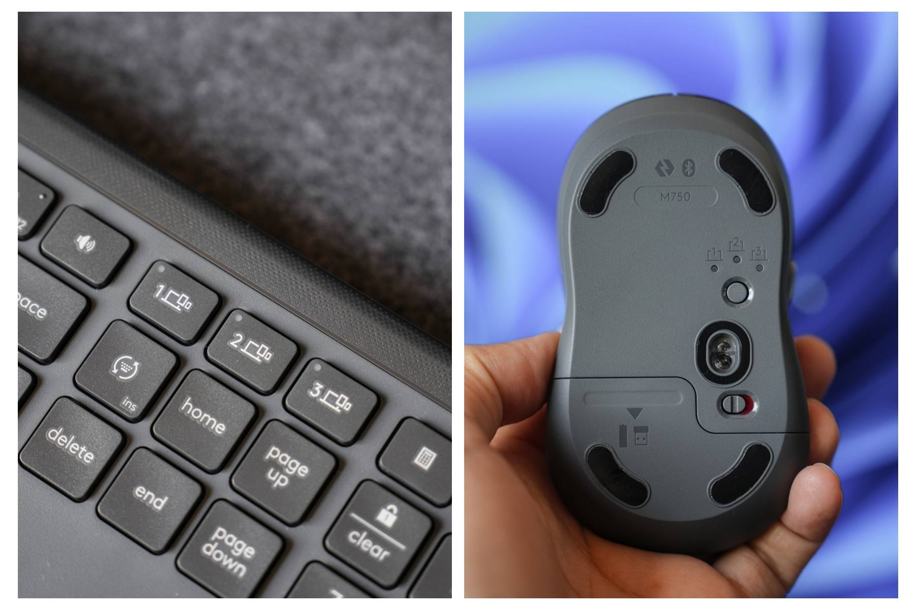 纤薄高效,为办公而生,罗技mk950无线纤薄键鼠套装体验_键盘_按键_鼠标