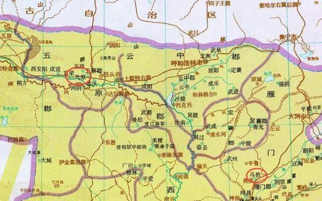 吕布和张辽都出身并州,吕布是五原九原人,张辽是雁门马邑人.