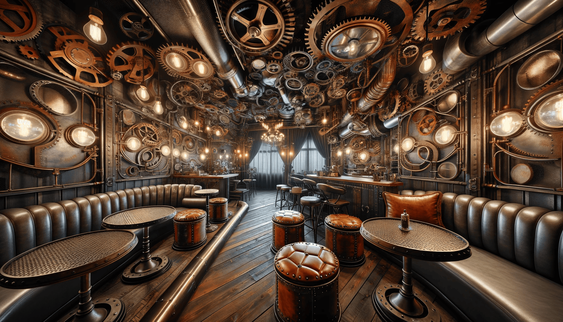 工业风酒吧设计新风尚:如何用点歌设备提升空间魅力