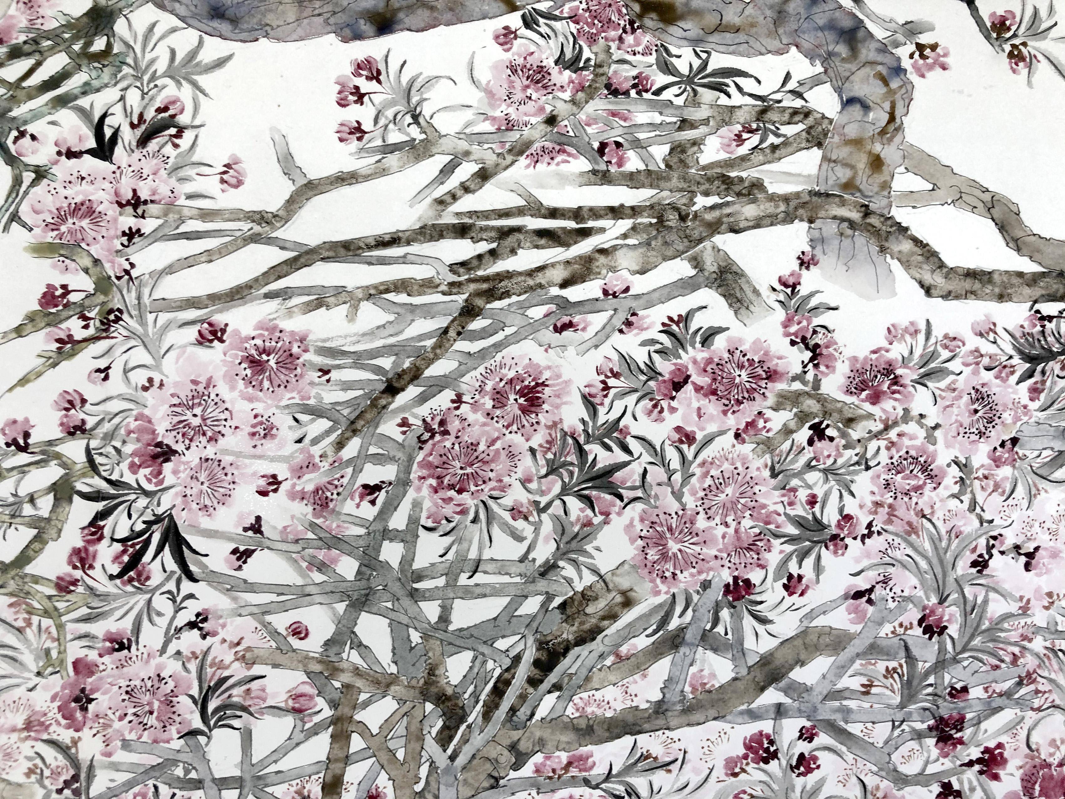 周雅玲:《桃园春风》创作录记_四川省_画面_美术家协会