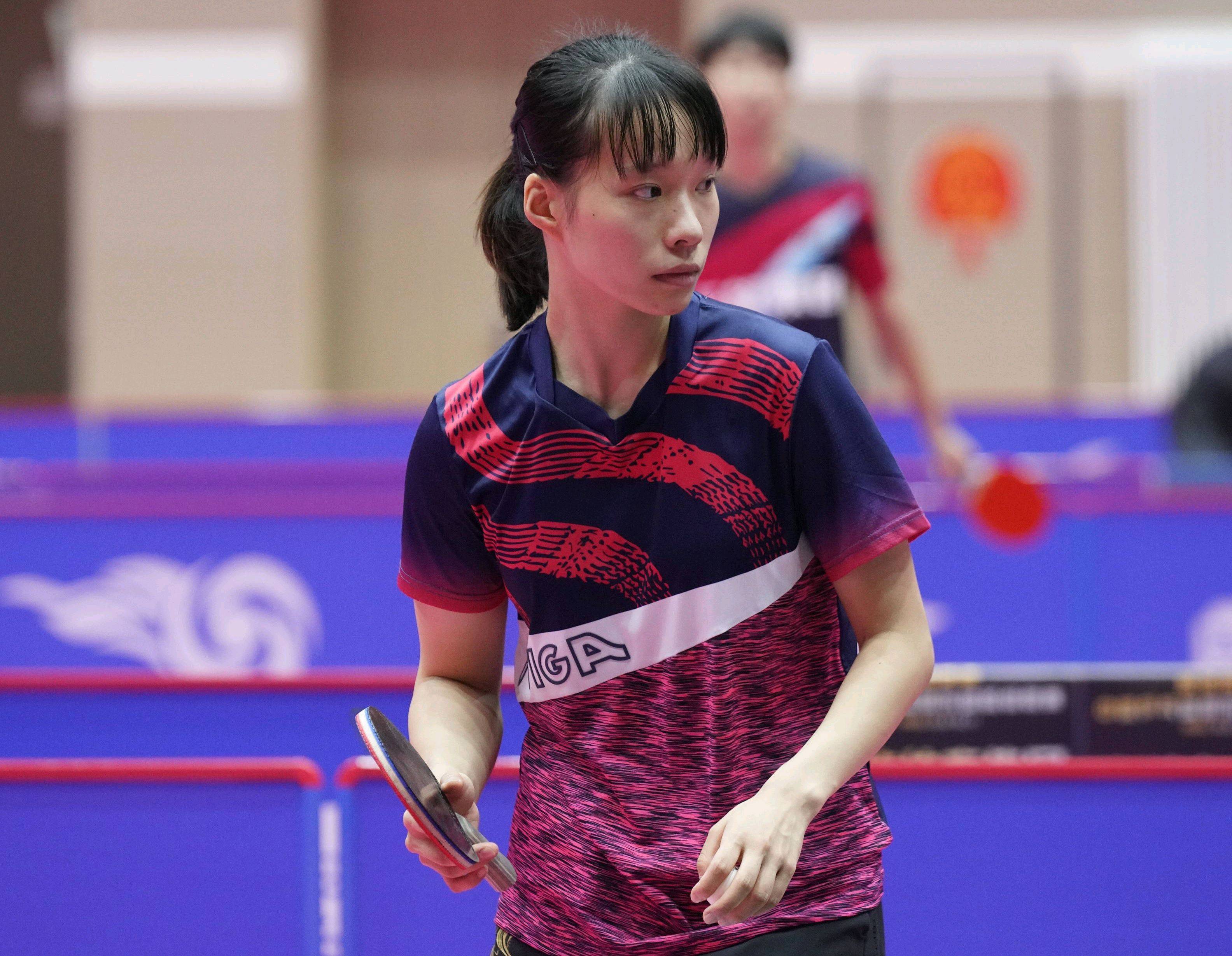 恭喜!国乒23岁王曼昱陪练变黑马:混双赢孙颖莎 女单胜张本美和