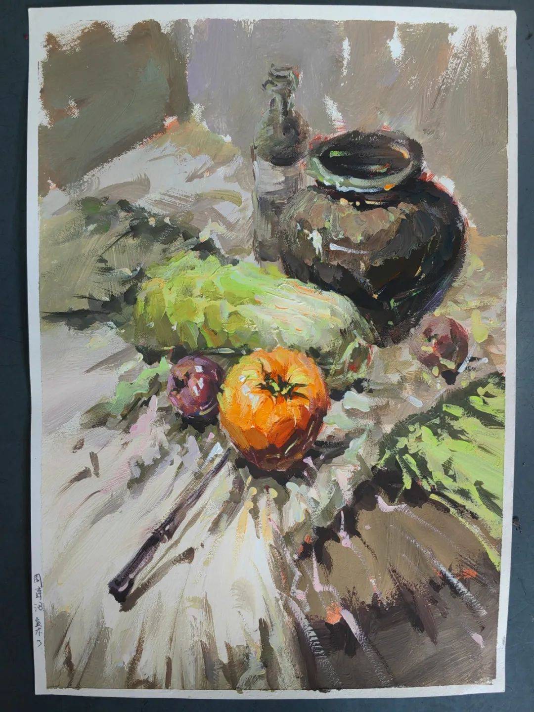 艺术中学美术专业学生色彩作品赏析!