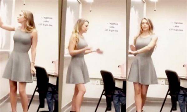 美女数学老师惹争议,大量比基尼泳装曝光,学生:我们热爱数学课