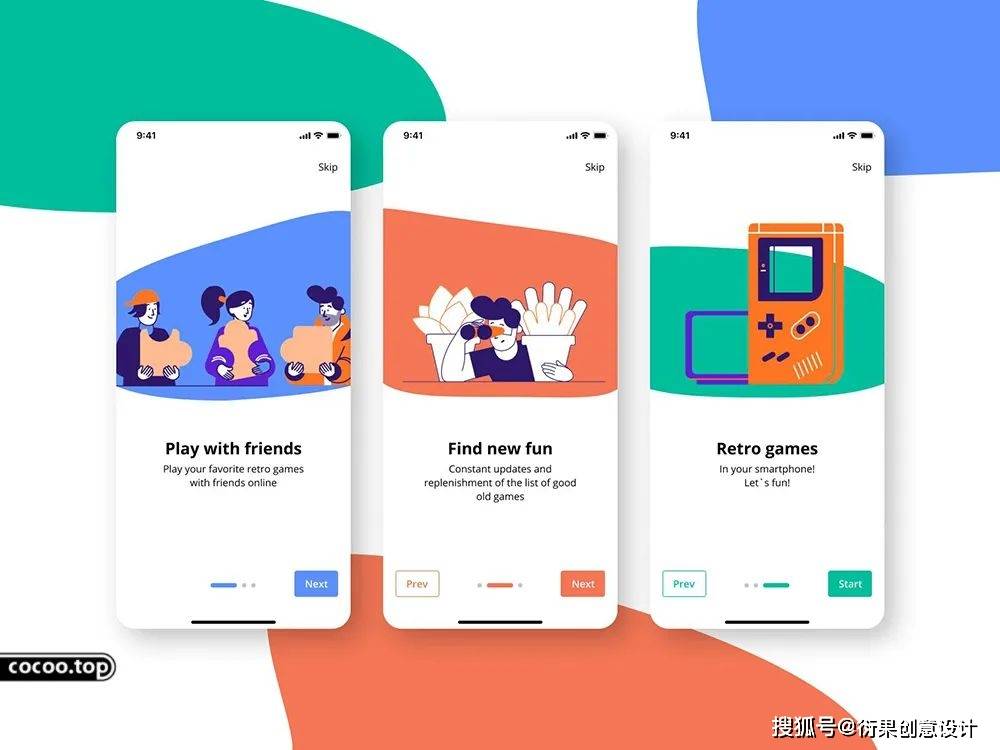 【ui设计】国外app界面设计