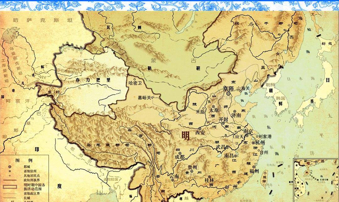 明朝地图在此之后,王与熊之间的矛盾愈加激化,最终甚至发展成为了整个