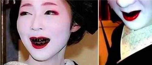 《日本考》记录,当时的日本贵族当中,普遍以黑齿为贵,日本战国时代的