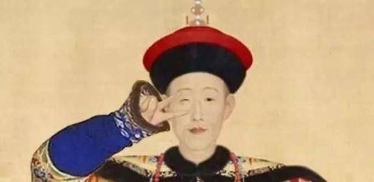 乾隆其实并不帅,一位意大利画师偷画下了他的容貌,很像某个明星_画像