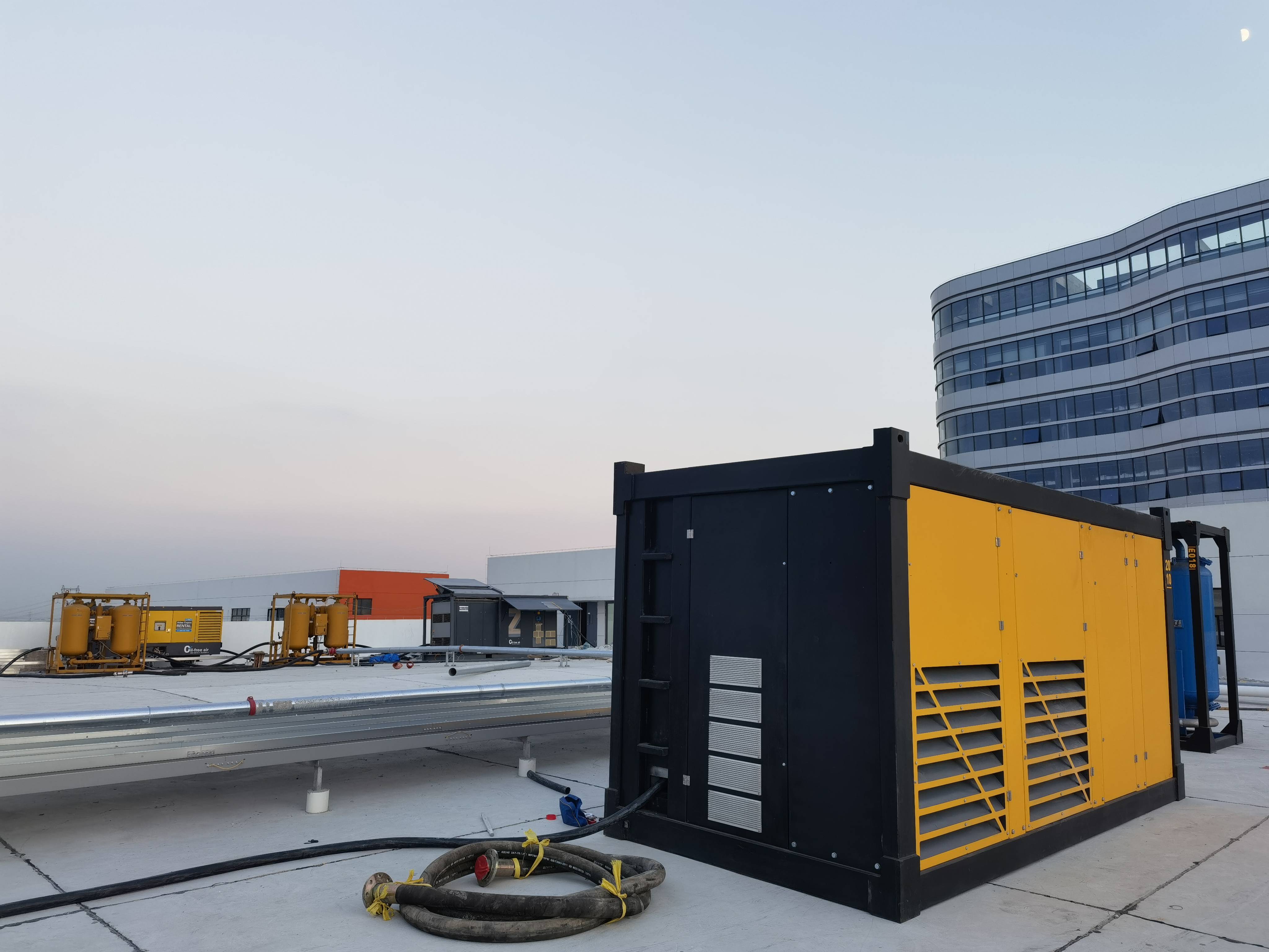 es3 diesel driven air compressor leasing: assisting factory