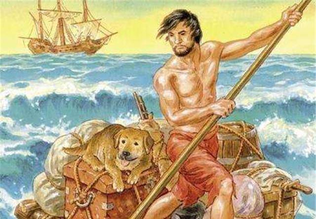 鲁滨逊原型人物:和船长吵架被扔荒岛4年,每天吃完羊肉就撸猫