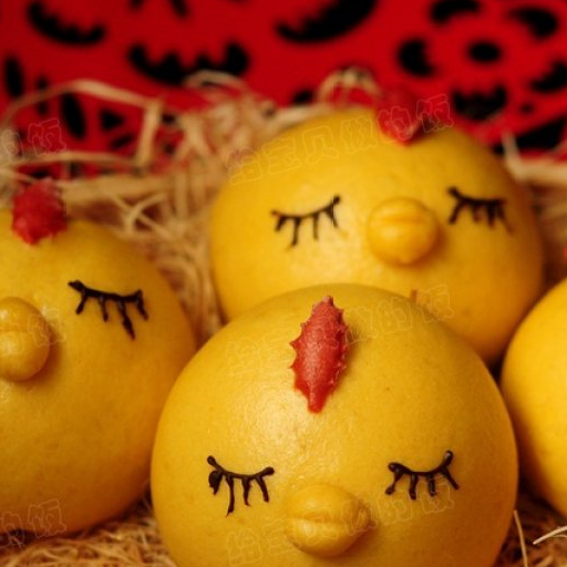 小鸡馒头,特别可爱的小馒头宝宝们看了就想吃