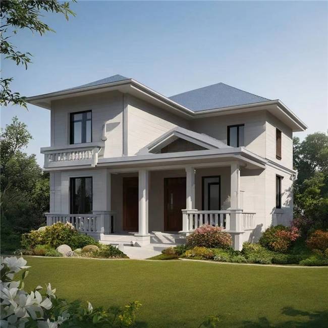 其采用的轻钢结构,经过精密计算和设计,赋予了别墅超强的抗震能力和