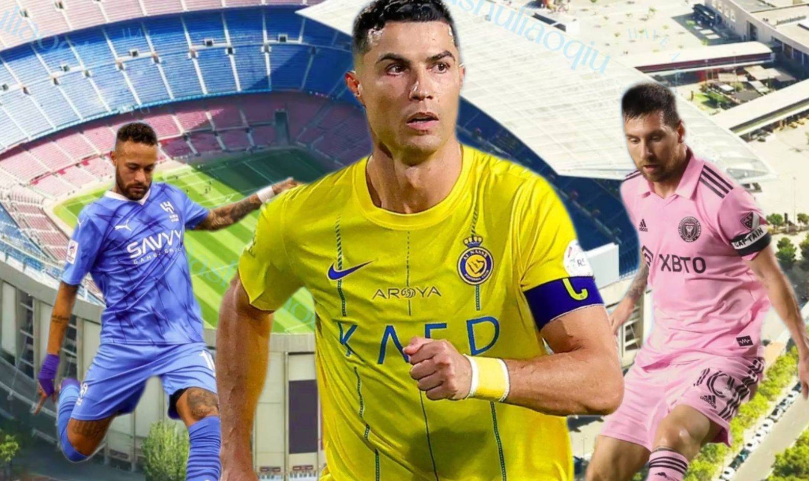 对着场下的c罗,内马尔高唱梅西名字,唱完大笑,球迷一旁起哄!