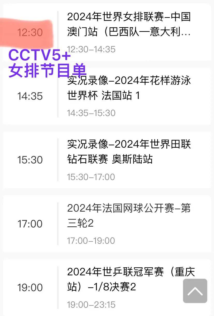 中央5台直播女排时间表:6月1日cctv5,cctv5 直播女排世联赛