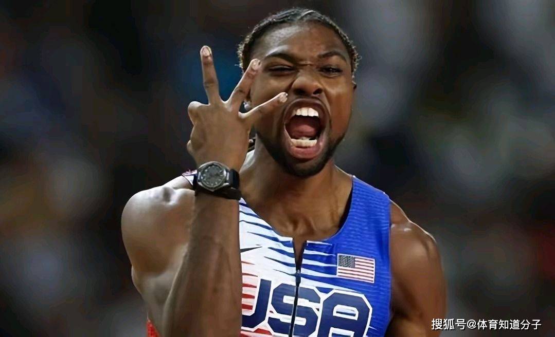 回头望月复制博尔特!00后牙买加天才击败莱尔斯,莱尔斯挺不服