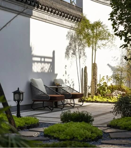 装扮院花园设计丨新中式庭院:诗意栖居的东方意境