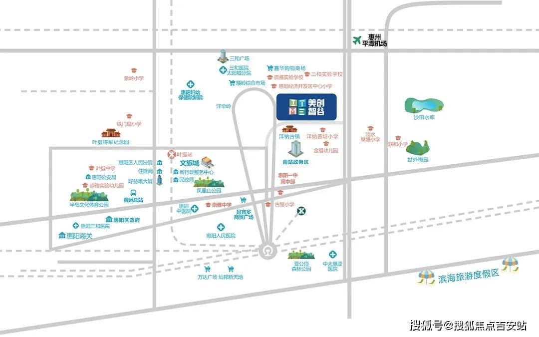 惠州南站平面图图片