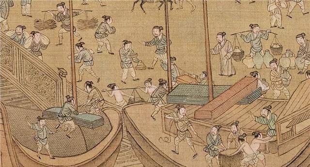 将清明上河图放大,看出一尴尬场景,树下睡觉小伙在干什么