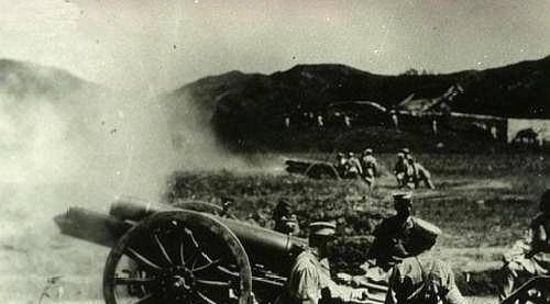 东北军装备的兵工厂所造大炮到1928年张作霖被日本人炸死之时,东三省