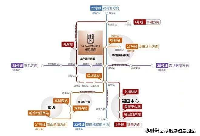 深圳地铁5期规划22/27号线松和站大概800-1000米的距离,目前正在规划