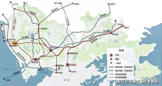 根据规划,西丽站设有13个站台25条线路比深圳北站多出2个站台5条线路