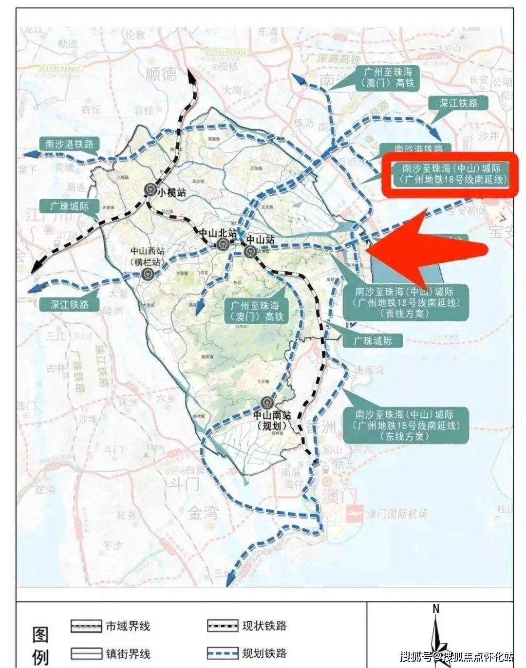 周边中开高速,东部外环高速,翠亨快线和世纪大道四条高速快线围绕,沿