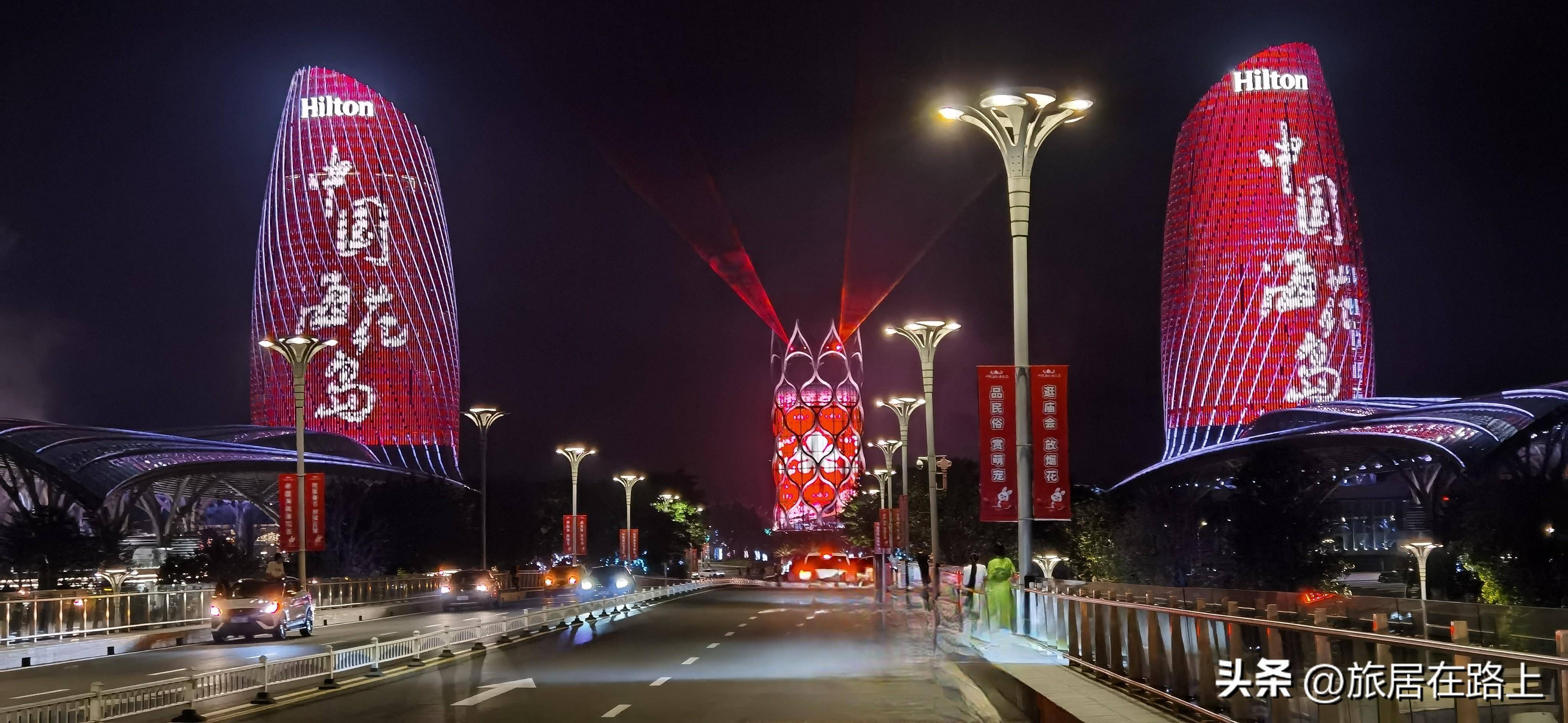 海南海花岛夜景图片图片