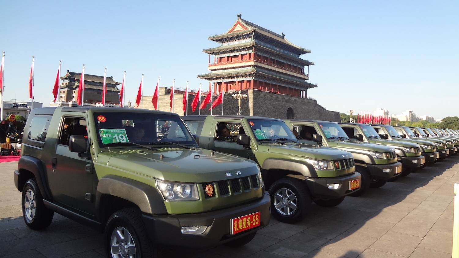 国事盛举,北汽军车以卓越品质护航,彰显实力!