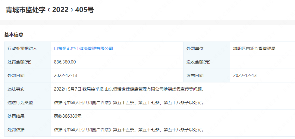 不服五千万传销罚没款 恒诺世佳起诉黄冈市罗田县市场监管局(图1)