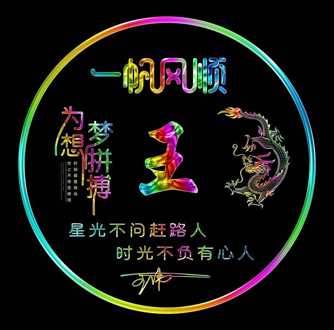 2024姓氏头像第93期,大展宏图一帆风顺3d个性签名头像,请查收