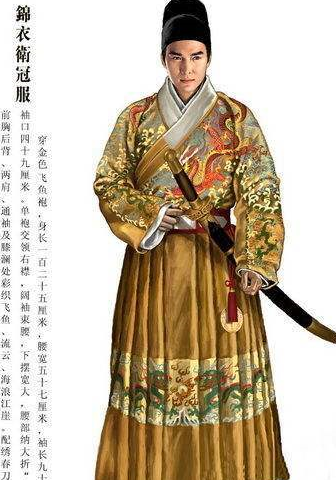 明代锦衣卫飞鱼服上怎么没有鱼,而是龙形图案?