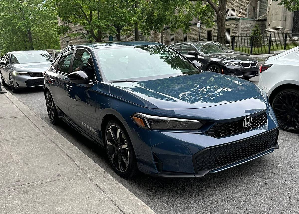 新款本田思域实车图曝光 运动感进一步加强