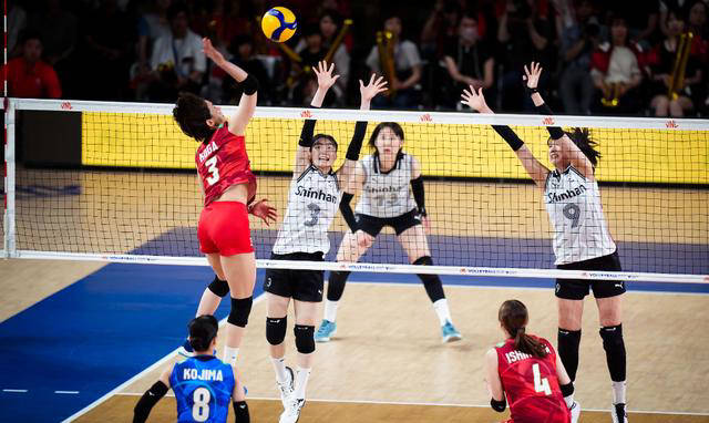 日本女排轻松横扫韩国队,世界排名超越中国女排