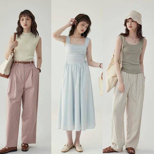 夏天穿衣主打一个简约清爽,24套搭配示范,好看舒服还减龄