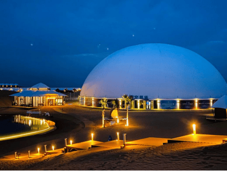 星空剧场星星酒店沙坡头盛典大漠星河黄河宿集钻石酒店度假区新镇游客