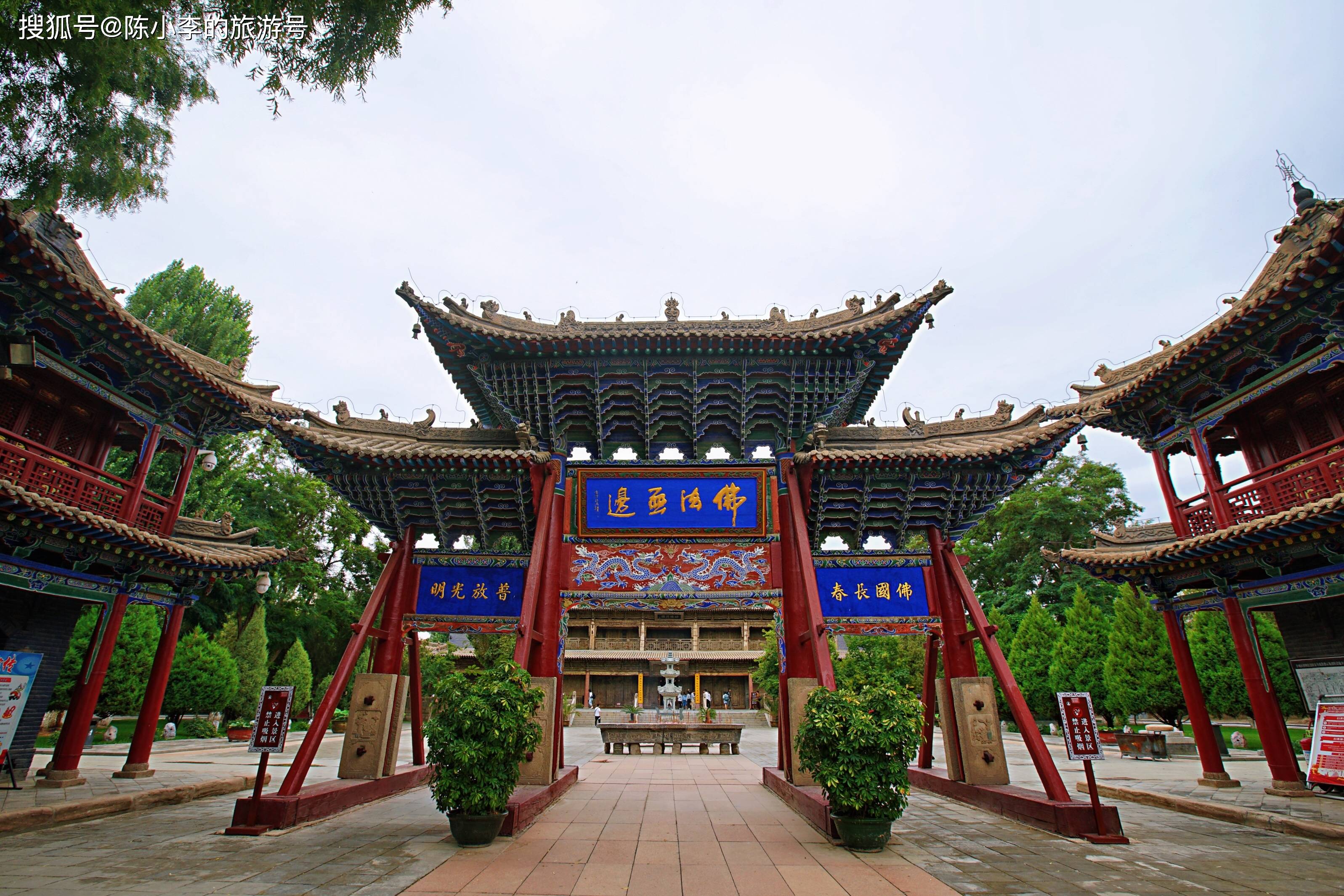 甘肃张掖市大佛寺,丝绸之路上的千年古刹 ,闻名国内外