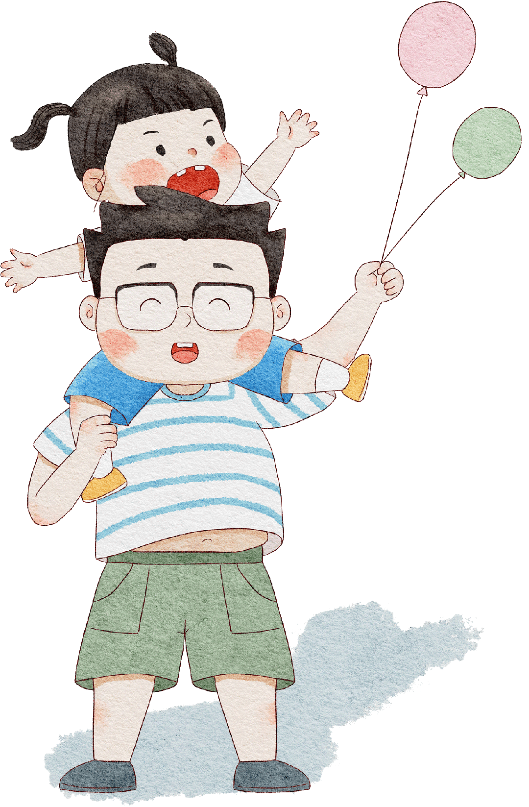 未来可期,一起成长心的沟通这是一次爱的陪伴父亲节快乐父亲节快乐