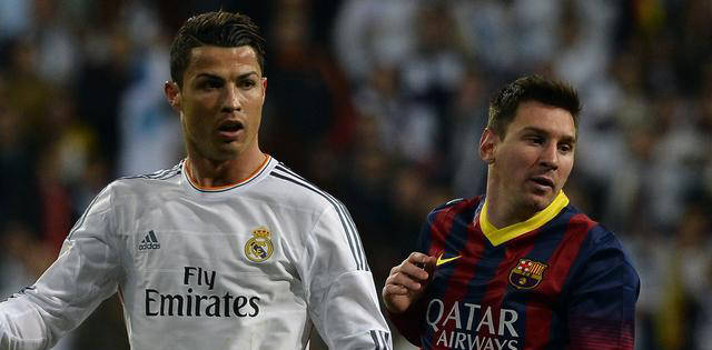 梅西与c罗,a级别赛事中的较量!