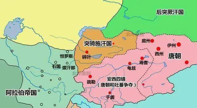 回鹘汗国地图图片