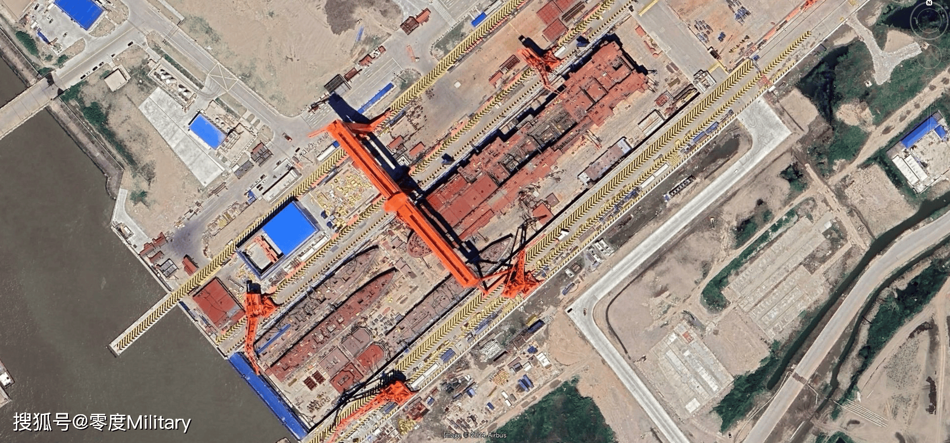 海外谈中国：076型两栖攻击舰稳步成型中携带无人机功能初露端倪_搜狐网