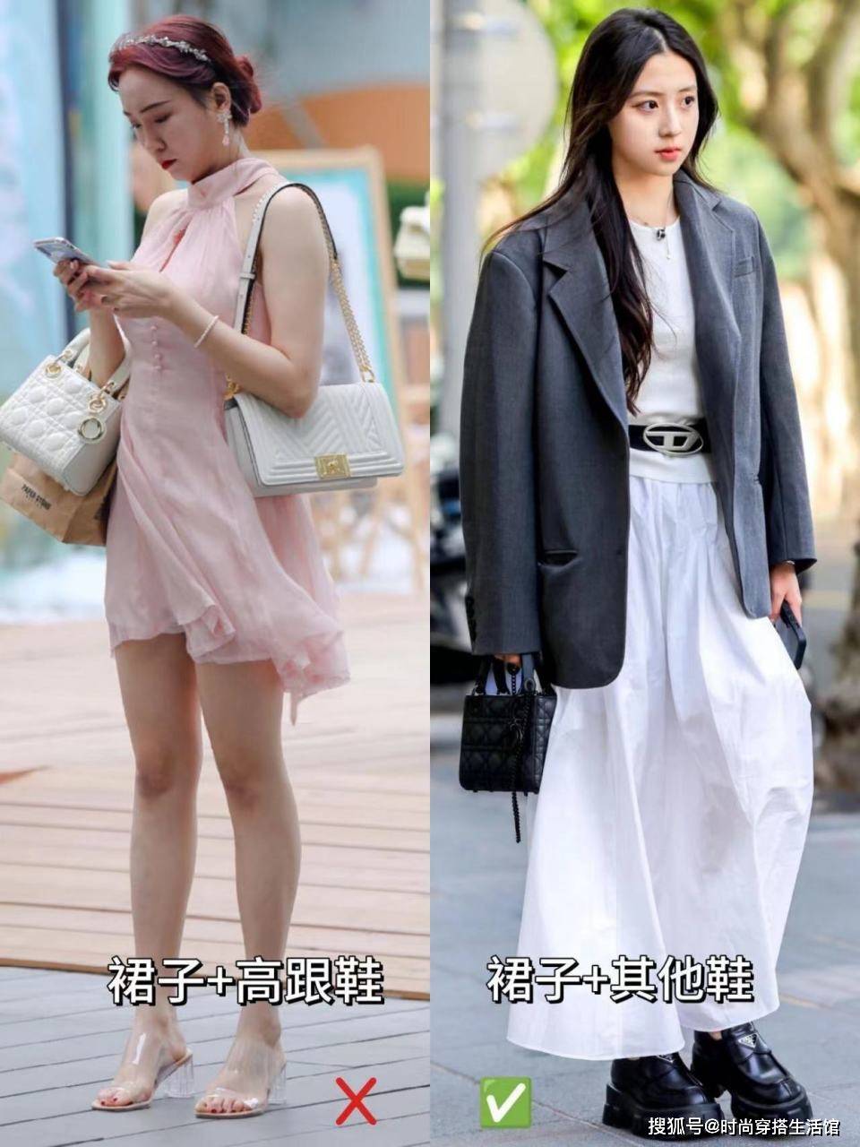 被“上海女孩”圈了，出门很少穿裙子和高跟鞋，但都很高级很时尚。