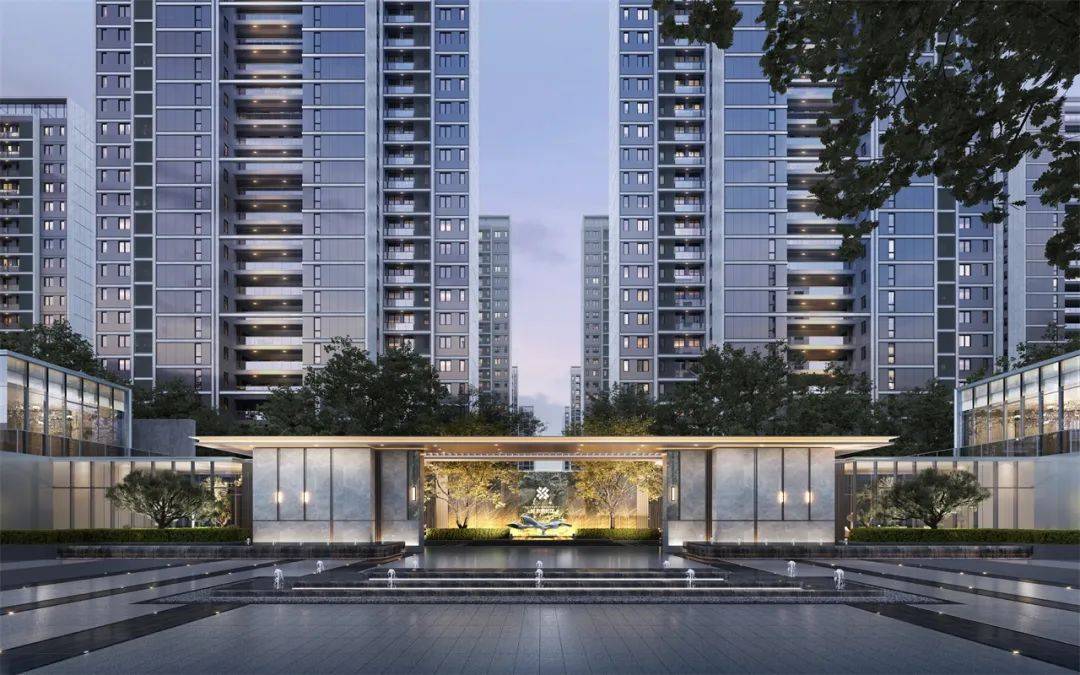 色金属与绿色奢石,彰显项目格调,为居者与访客营造五星级酒店的归家感