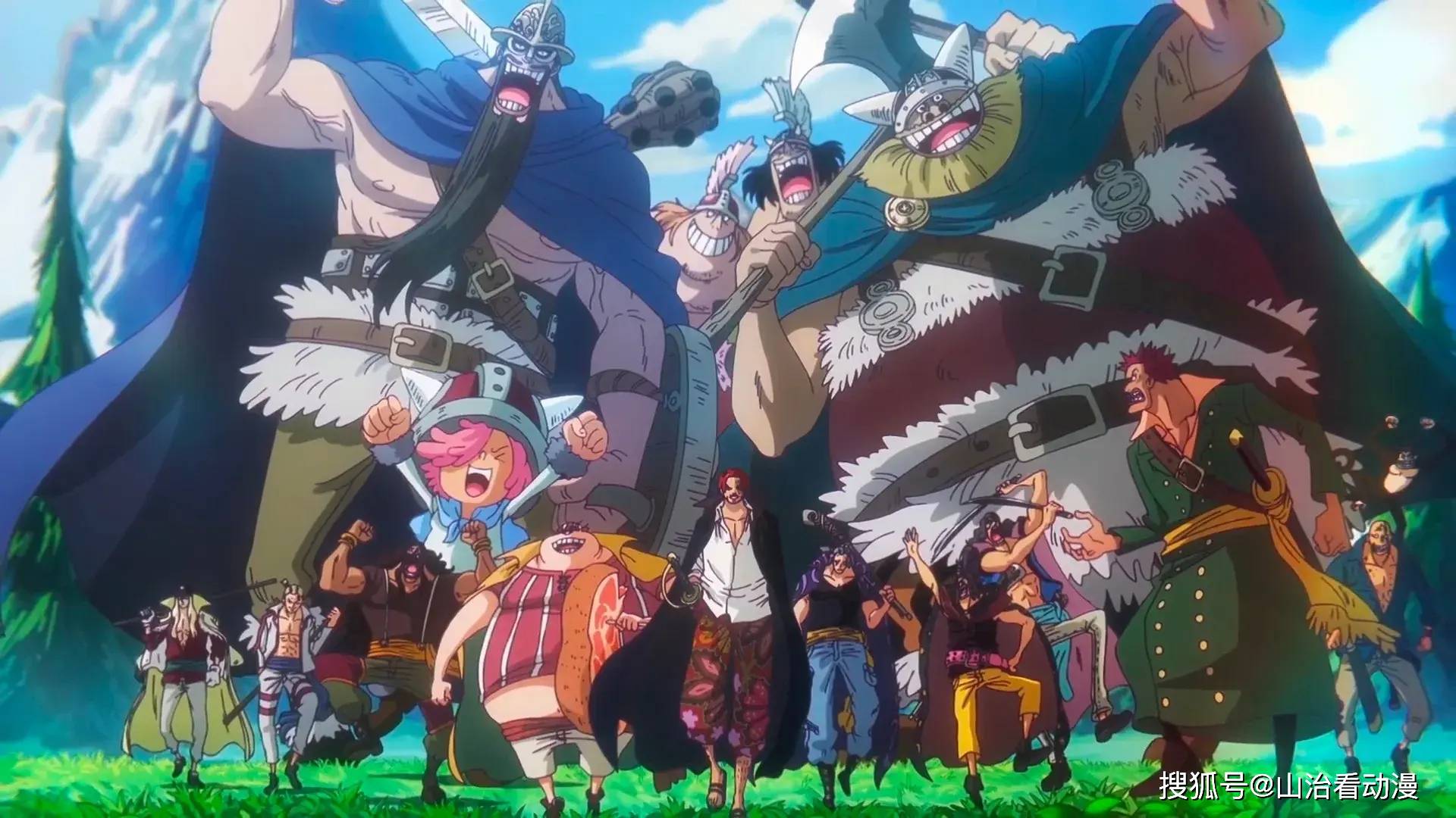 海贼王1109集:炸裂,基德的手臂被打断,红发和巨人族联手了