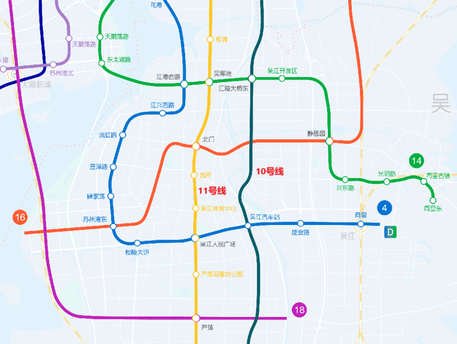 吴江地铁11号线规划图片