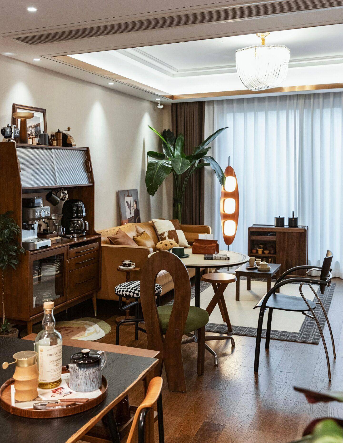 花18万装89平的美式复古风,小户型也能装出高级感