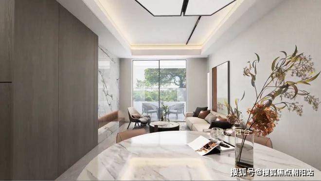 站在阳台,厨房能直面楼下约1.2容积率园林.