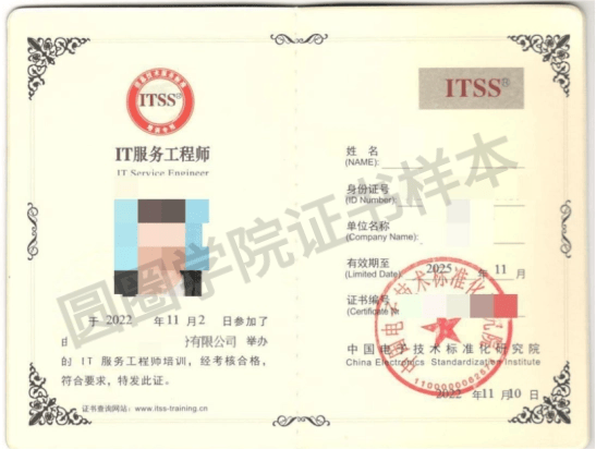 itss人员认证简介/作用/报名条件/适用对象/考试详情