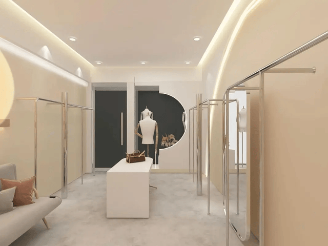 陕西服装店装修,西安服装店装修设计