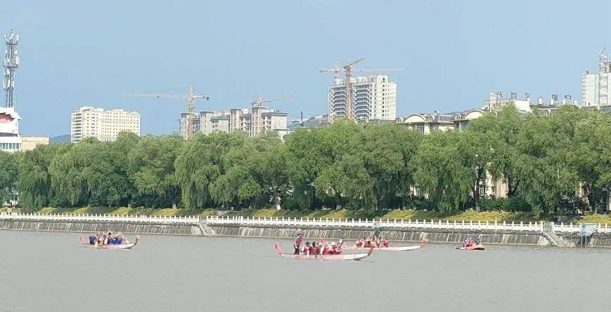 白山市龙舟周赛,圆满举办