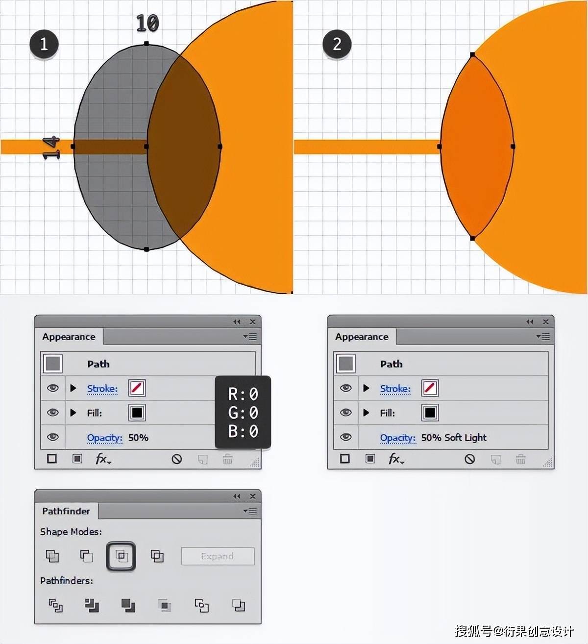 ai软件技巧,绘制3d饼图